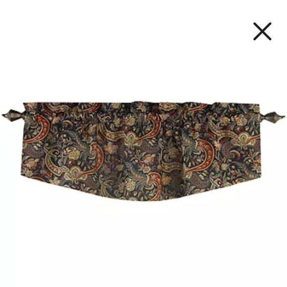 Waverly set of two valances Rhapsody Jewel - Picture 1 of 8